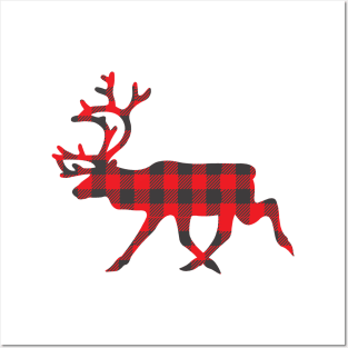 Christmas Reindeer Posters and Art